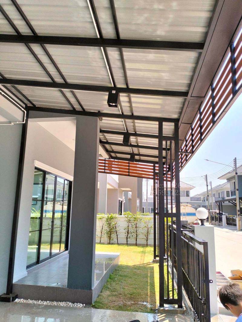 ติดตั้งเหมาเหล็กดัดมุ้งลวด ผ้าม่าน หลังคา รั้ว ราวบันได สแตนเลส